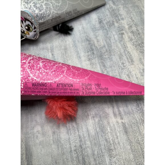 2x Zuru CoCo Surprise Plush Neon Pink Hop Rainbow The Zebra Collectible - Picture 12 of 12